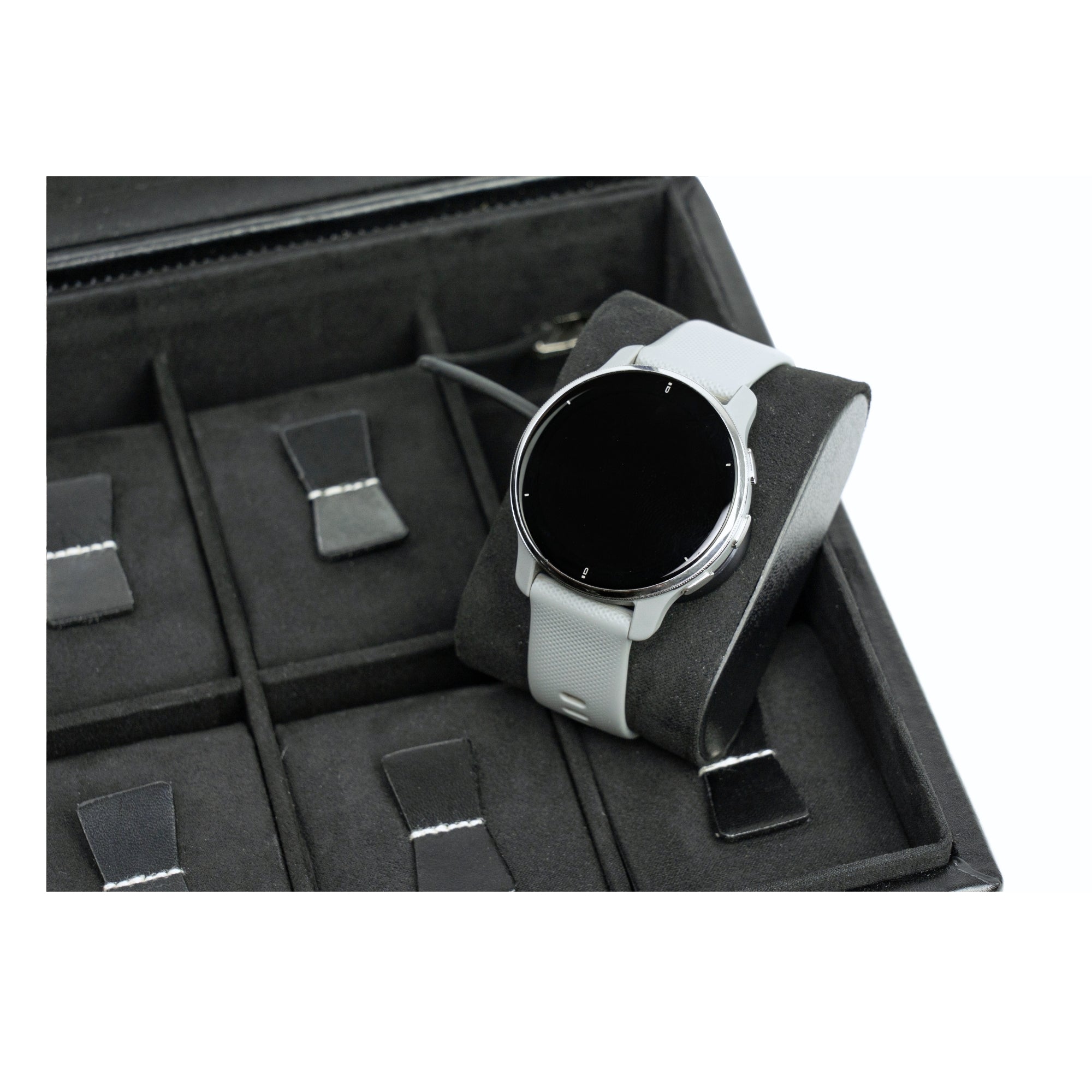 Friedrich 23 London Uhrenbox 10 Uhren Leder Schwarz abschließbar