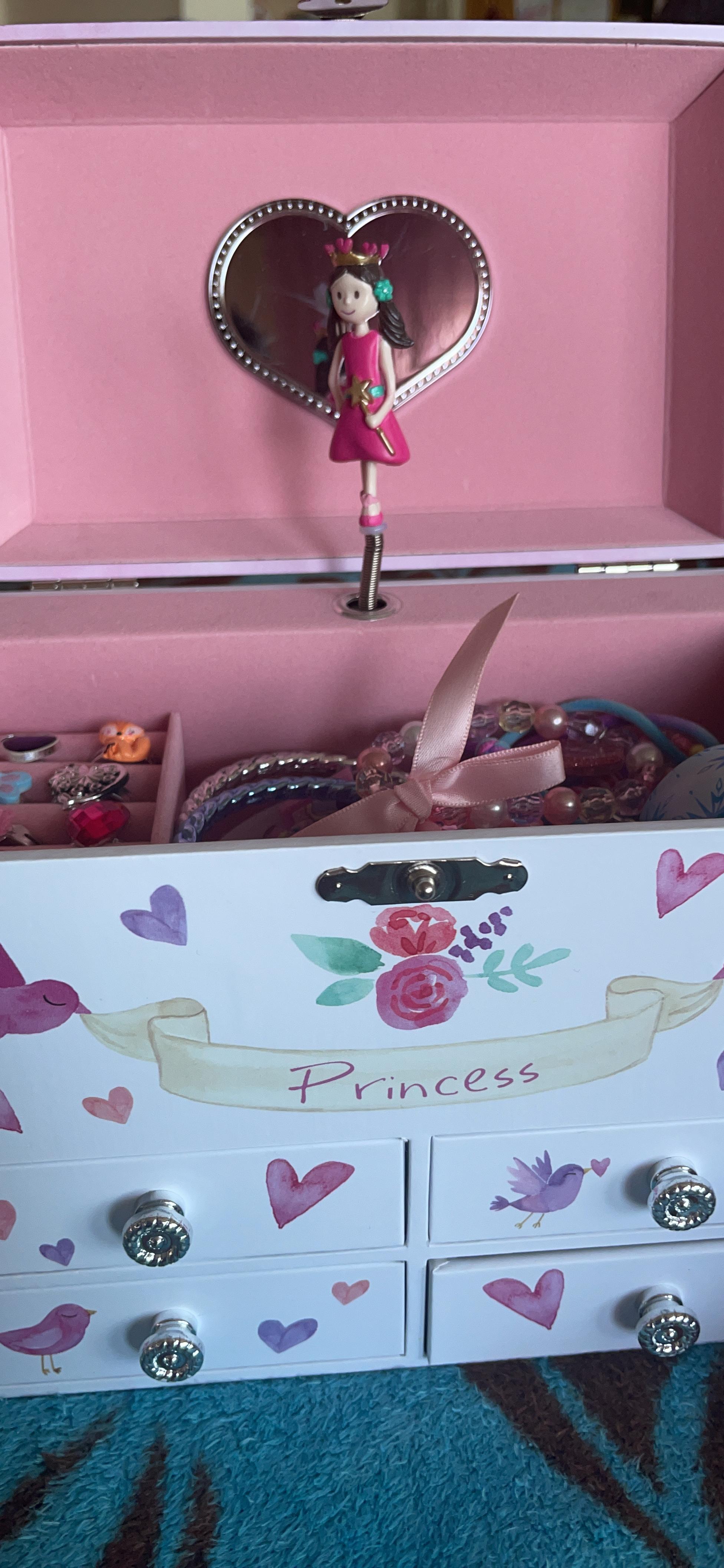 Jewelkeeper Unicorn Schmuckkästchen Glitzer Regenbogeneinhorn Spieluhr