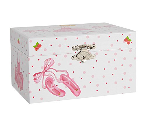 Jewelkeeper Ballerina Schmuckkästchen Rosa Polka Dot Spieluhr