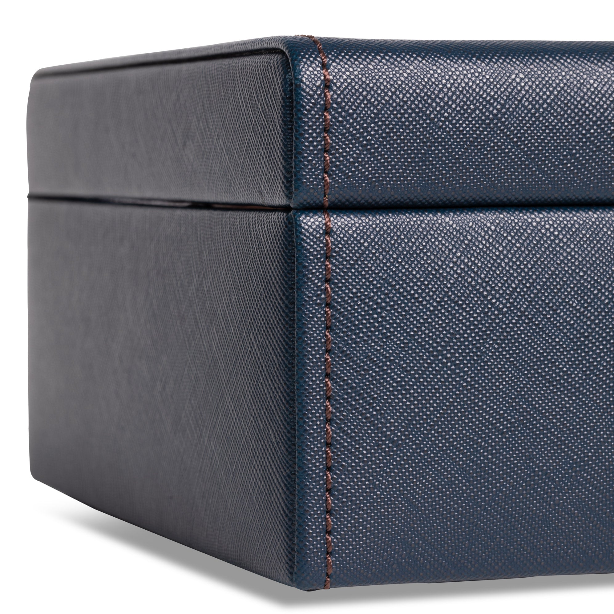Friedrich 23 Bond Uhrenbox Schwarz 10 Uhren Cross Grain